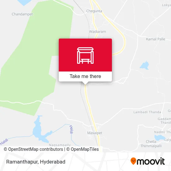 Ramanthapur map
