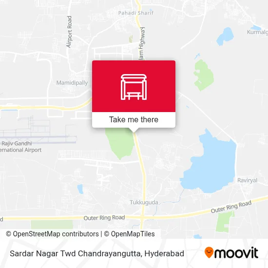 Sardar Nagar Twd Chandrayangutta map