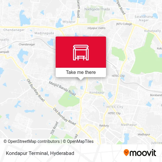 Kondapur Terminal map