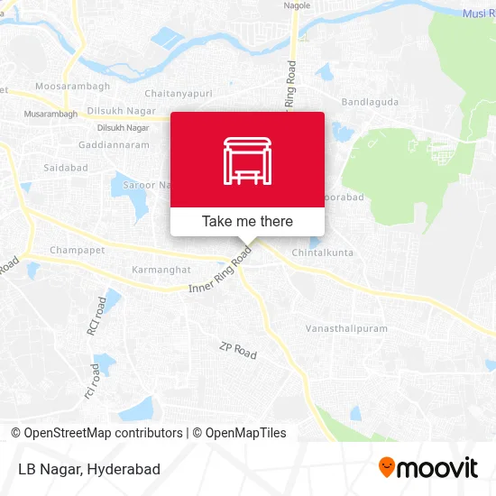 LB Nagar map
