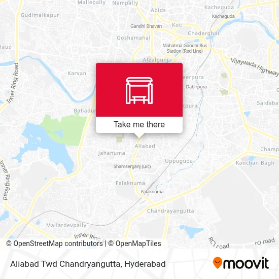 Aliabad Twd Chandryangutta map