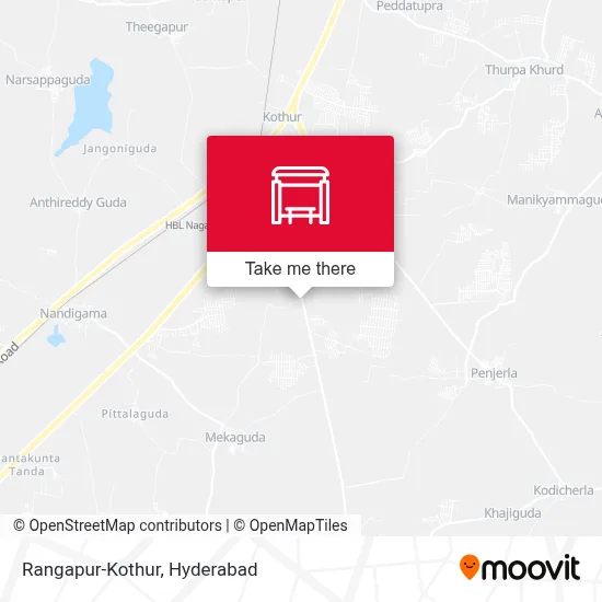 Rangapur-Kothur map