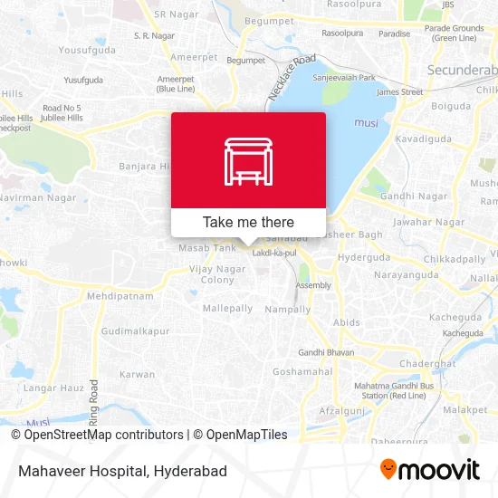 Mahaveer Hospital map