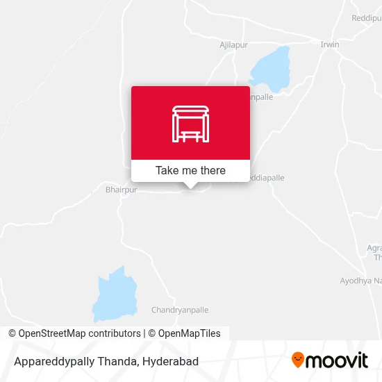 Appareddypally Thanda map