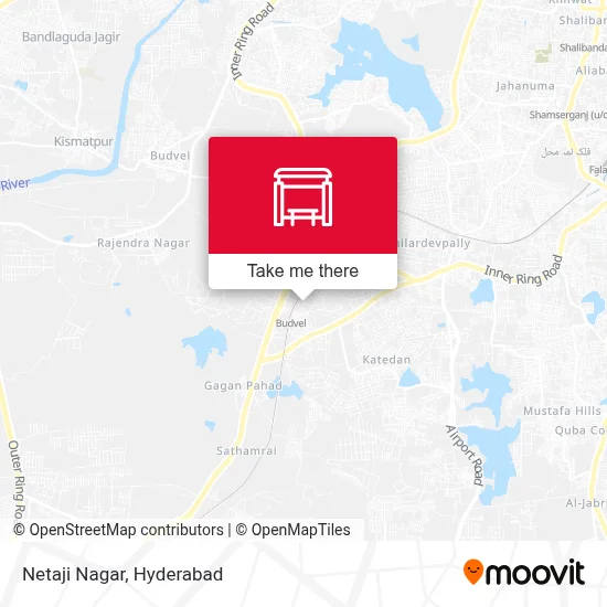 Netaji Nagar map