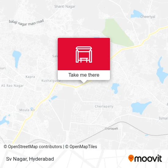 Sv Nagar map