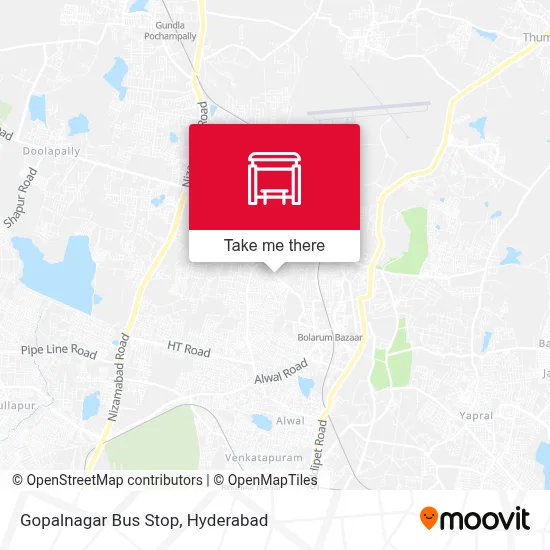 Gopalnagar Bus Stop map