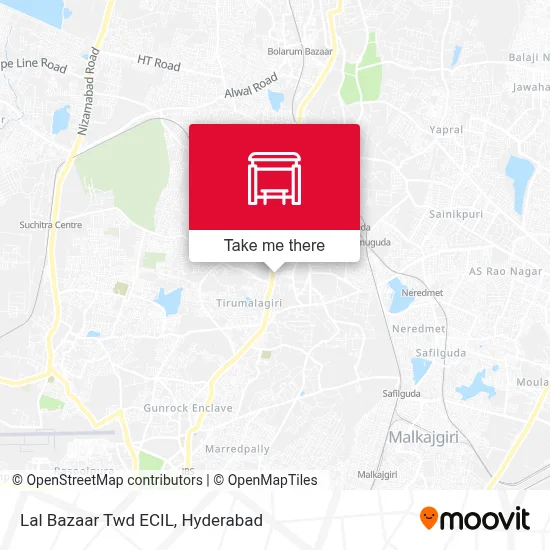Lal Bazaar Twd ECIL map