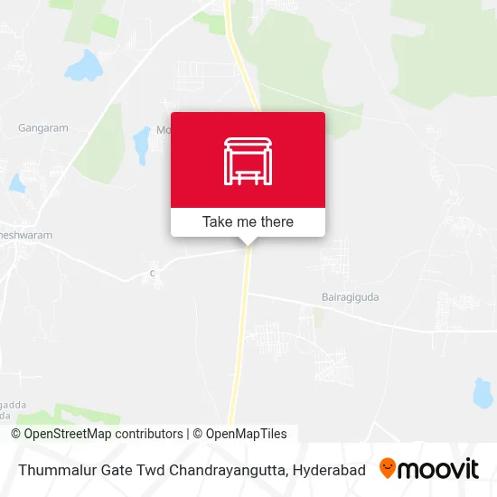 Thummalur Gate Twd Chandrayangutta map