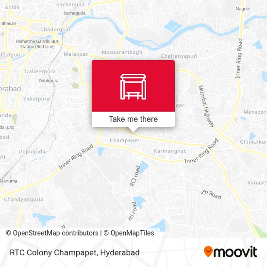 RTC Colony Champapet map