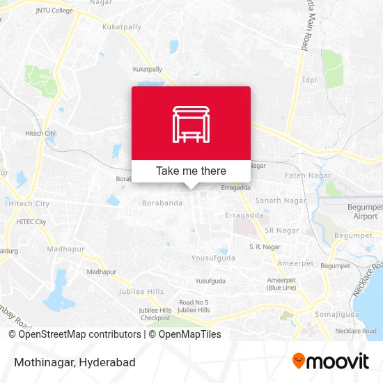 Mothinagar map