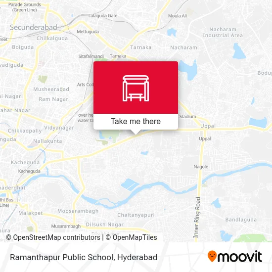 Ramanthapur Public School map