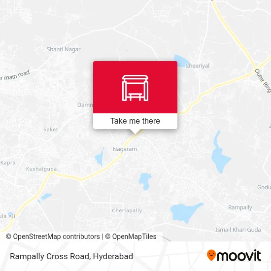 Rampally Cross Road map