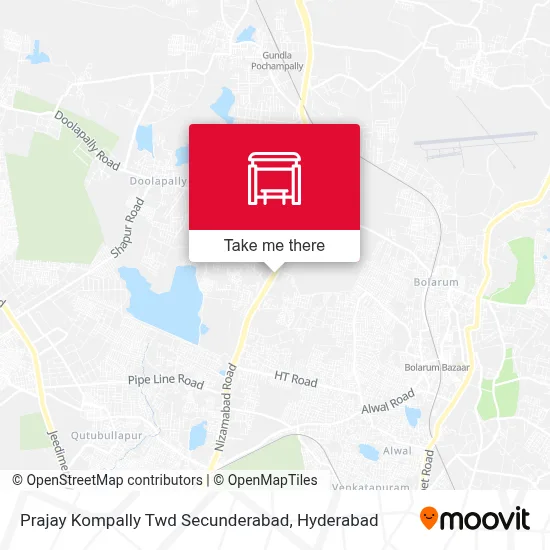Prajay Kompally Twd Secunderabad map