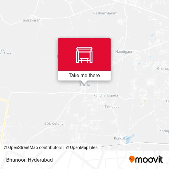 Bhanoor map