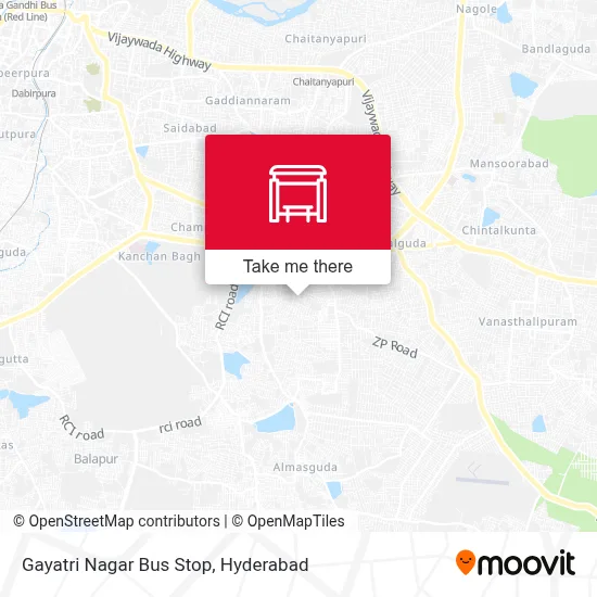 Gayatri Nagar Bus Stop map