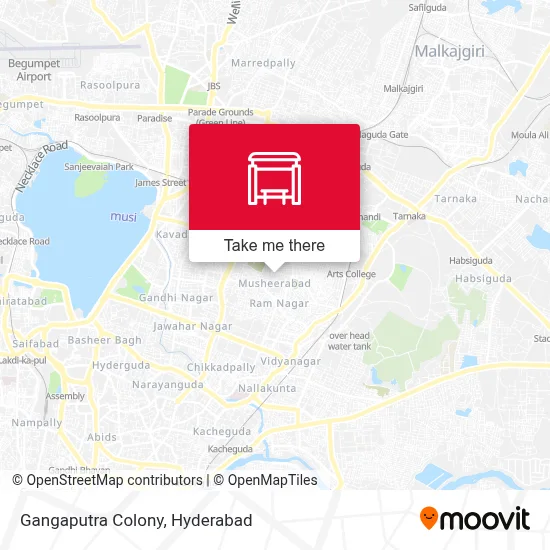 Gangaputra Colony map