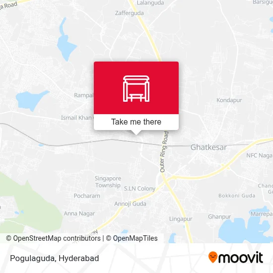 Pogulaguda map