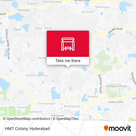 Hmt Colony map