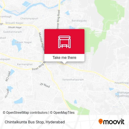 Chintalkunta Bus Stop map
