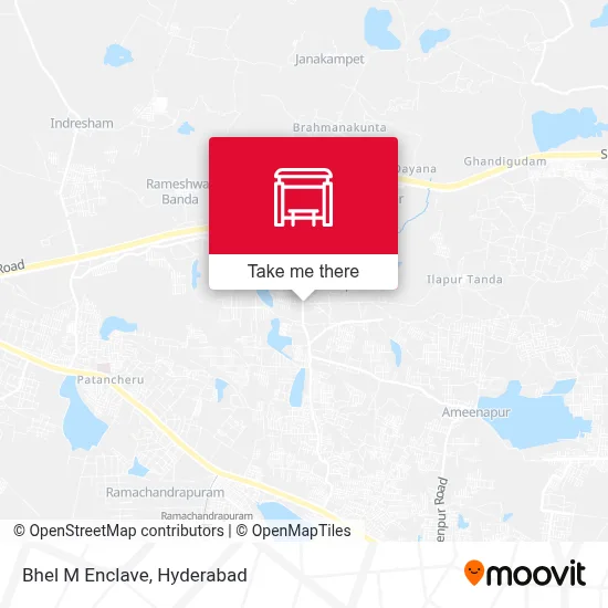 Bhel M Enclave map