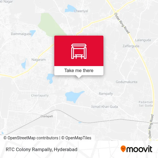 RTC Colony Rampally map