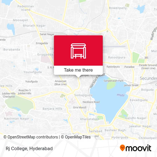 Rj College map