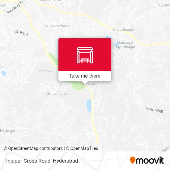 Injapur Cross Road map