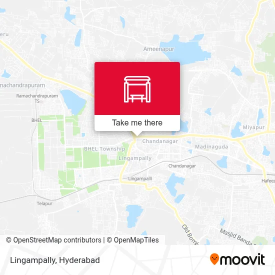 Lingampally map