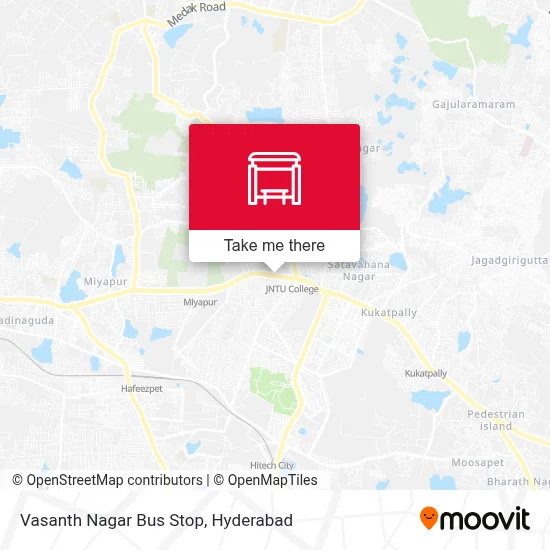 Vasanth Nagar Bus Stop map