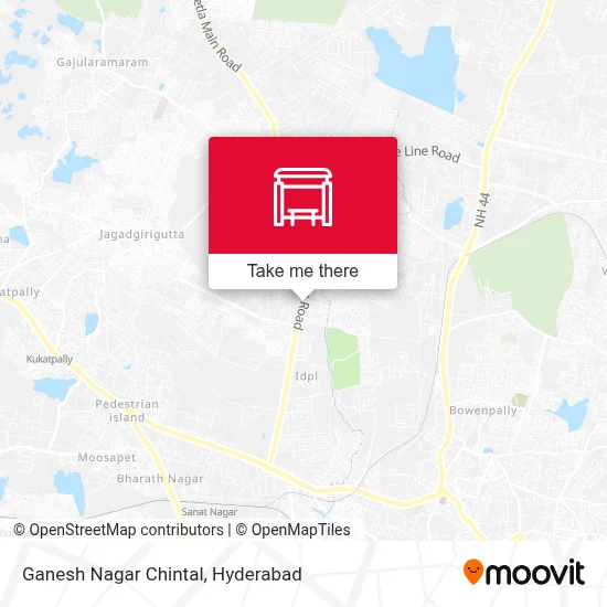 Ganesh Nagar Chintal map
