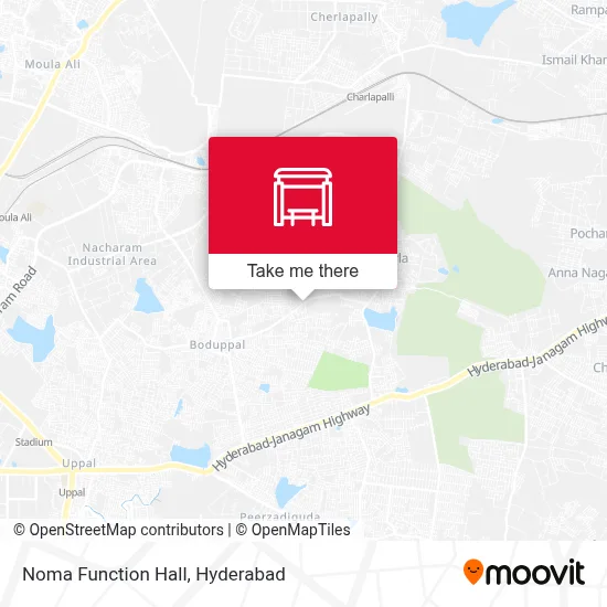Noma Function Hall map