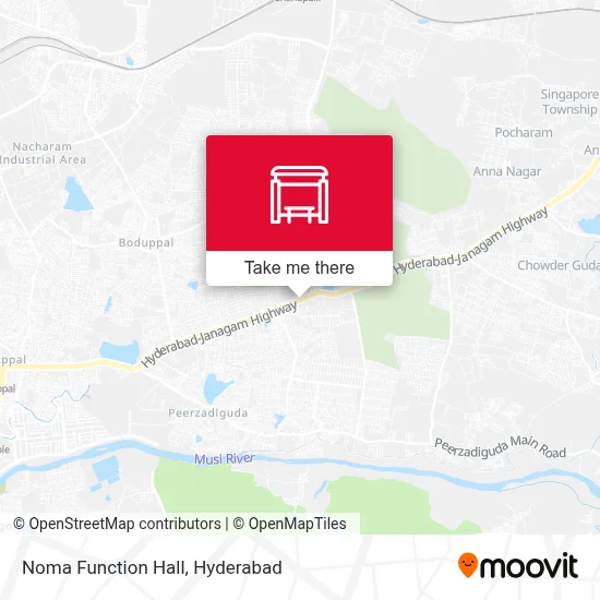 Noma Function Hall map