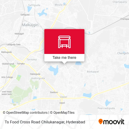 Ts Food Cross Road Chilukanagar map