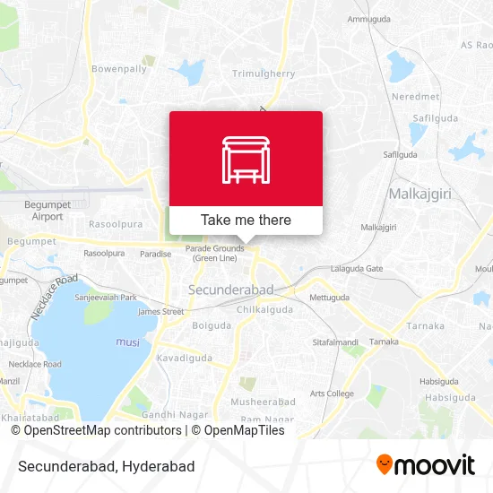 Secunderabad map