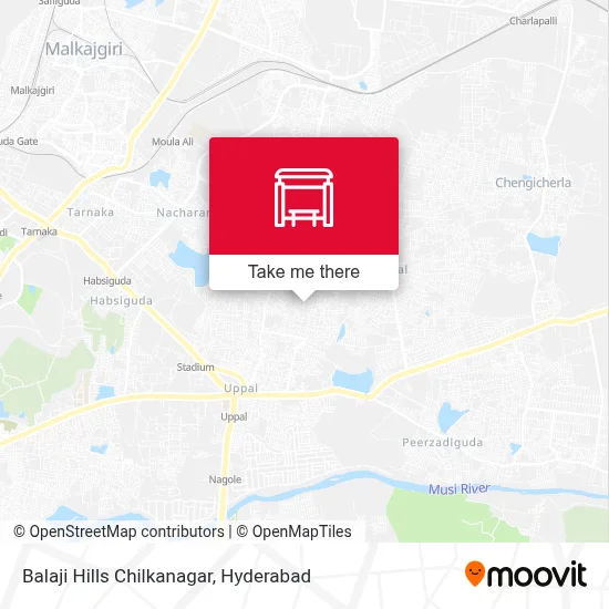 Balaji Hills Chilkanagar map
