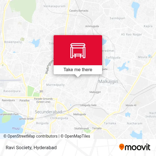 Ravi Society map