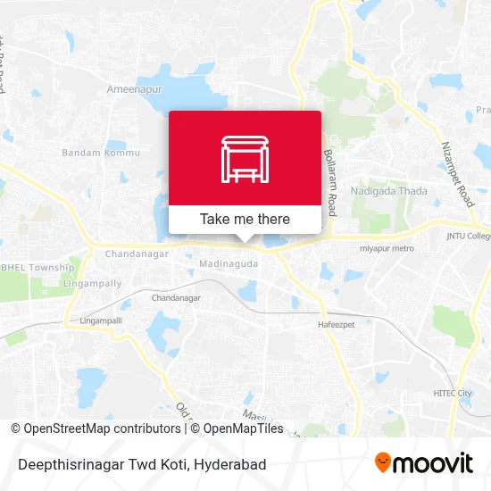 Deepthisrinagar  Twd Koti map