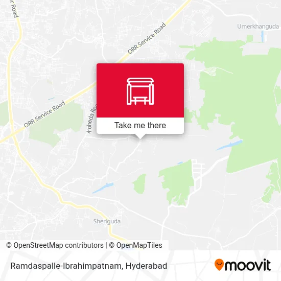 Ramdaspalle-Ibrahimpatnam map