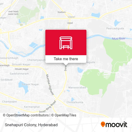 Snehapuri Colony map