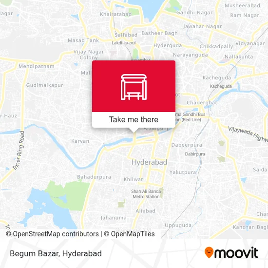 Begum Bazar map