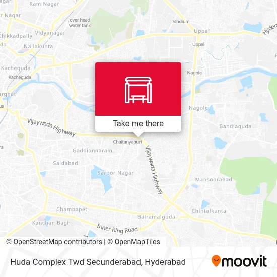 Huda Complex Twd Secunderabad map