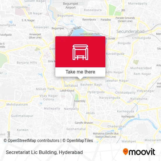 Secretariat Lic Building map