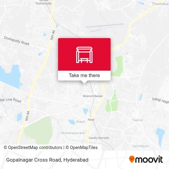 Gopalnagar Cross Road map