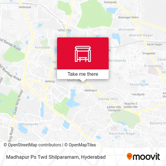 Madhapur Ps Twd Shilparamam map