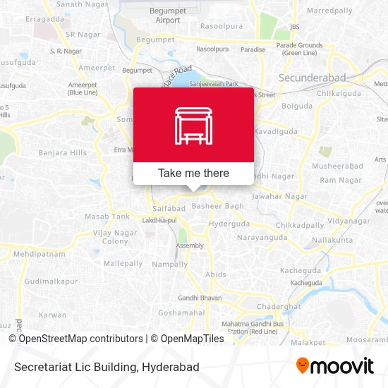 Secretariat Lic Building map
