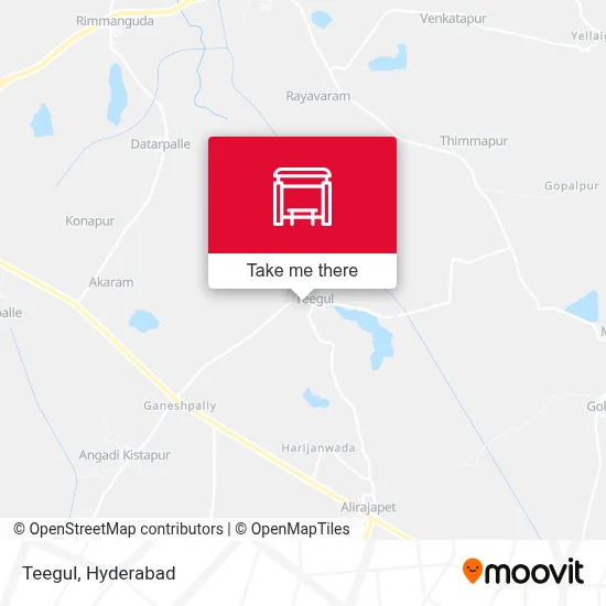 Teegul map