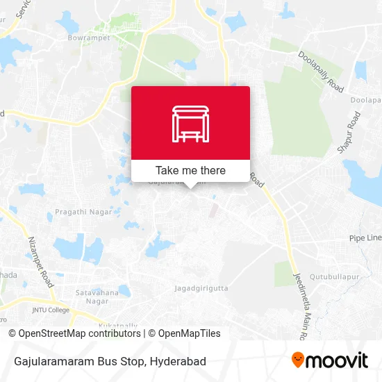 Gajularamaram Bus Stop map
