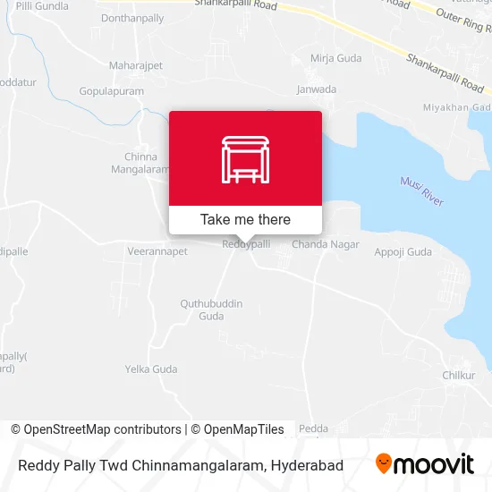 Reddy Pally Twd Chinnamangalaram map