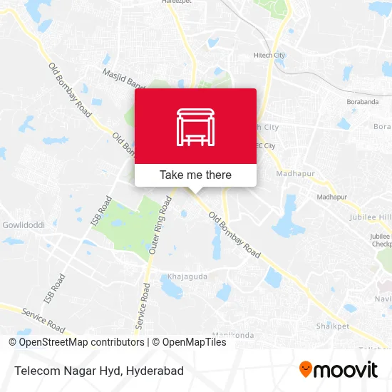 Telecom Nagar Hyd map
